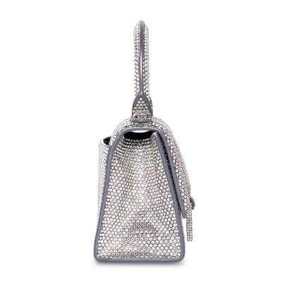 Hourglass Handbag with Rhinestones