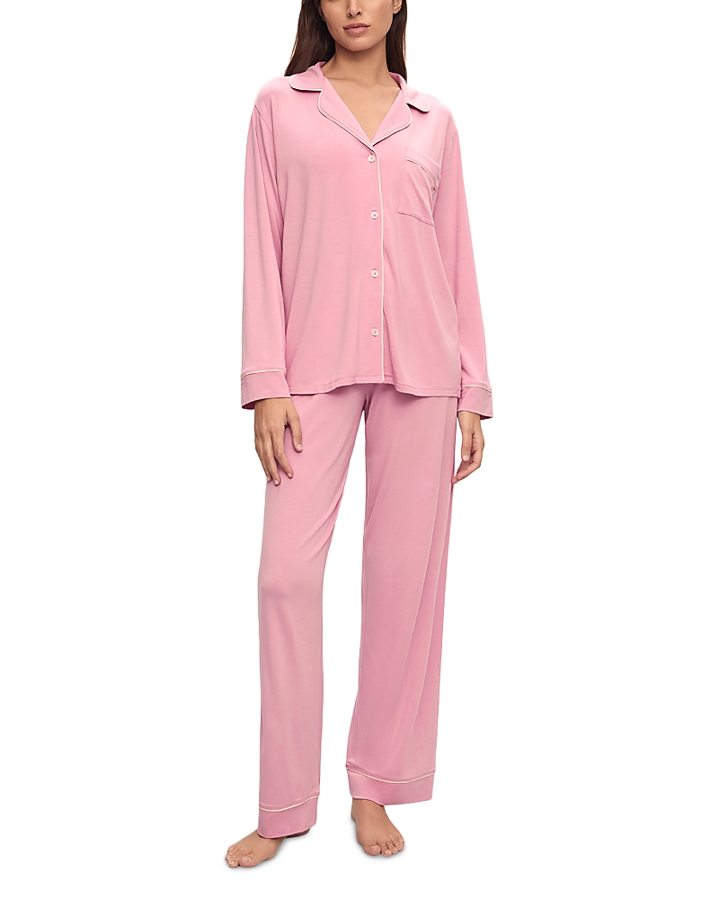 Eberjey Gisele Long Pajamas In Pink