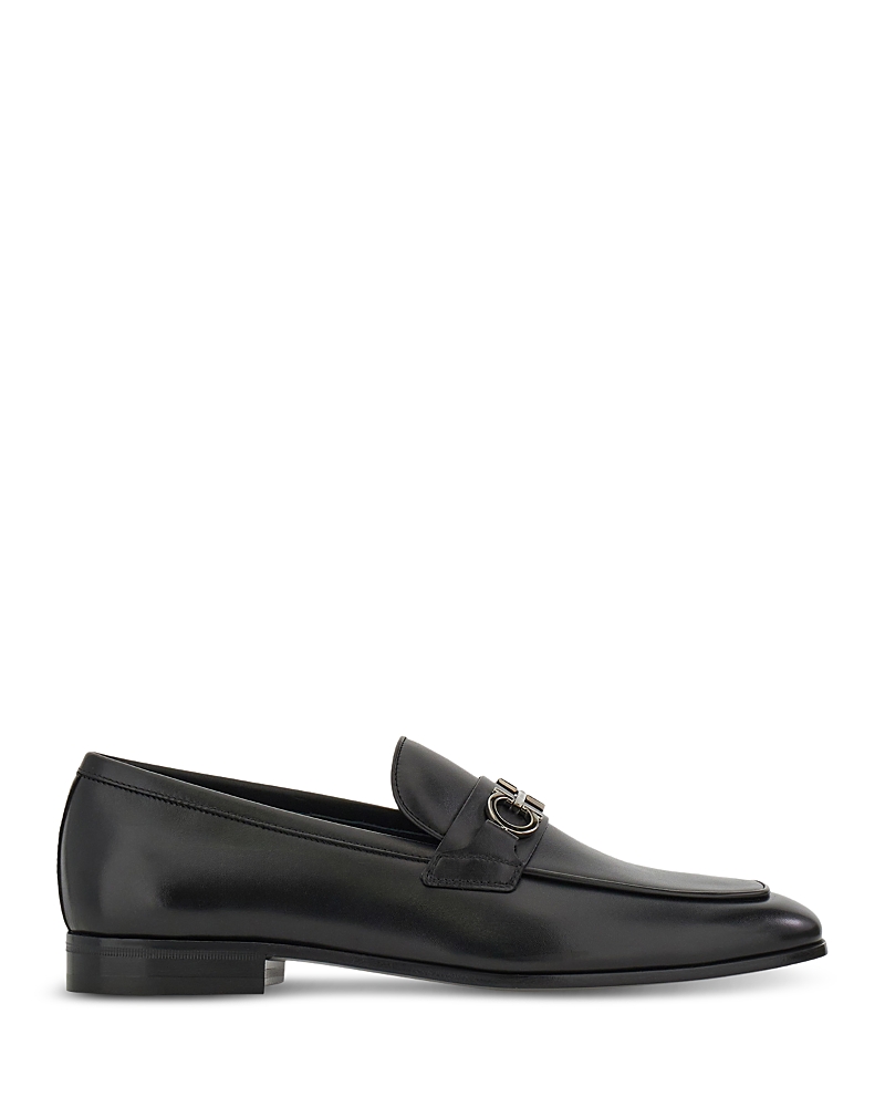 Ferragamo Black Gancini Casual Business Shoes