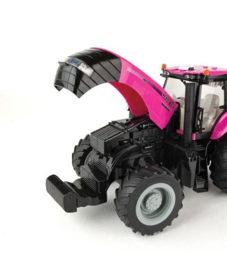  1/16 Big Farm PINK Case IH Magnum Tractor with Loader and Lights & Sounds - Ages 5-7