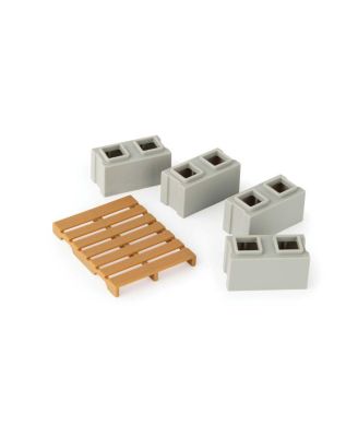  1/16 Big Farm Bobcat Skid Steer Set Toy with Accessories years+ - Ages 5-7