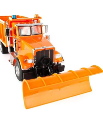  1/16 Big Farm Peterbilt Truck with Snow Plow - Ages 5-7