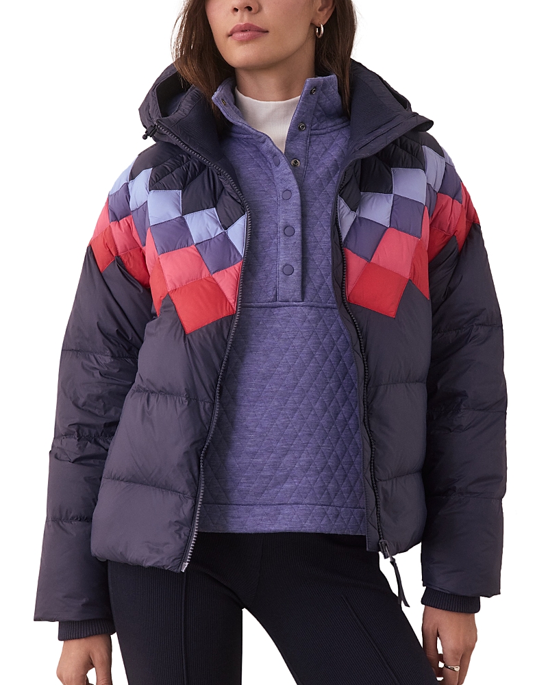 Marine Layer Archive Sierra Hooded Puffer Jacket In India Ink
