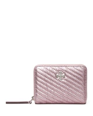 Tory Burch - Kira Metallic Moto Quilted Leather Wallet