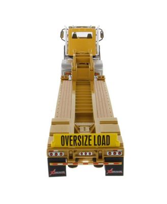  1/50 Caterpillar CT660 Highway Semi Truck with Lowboy Trailer Toy - Ages 11+