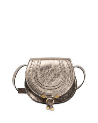 Marcie Small Leather Saddle Bag
