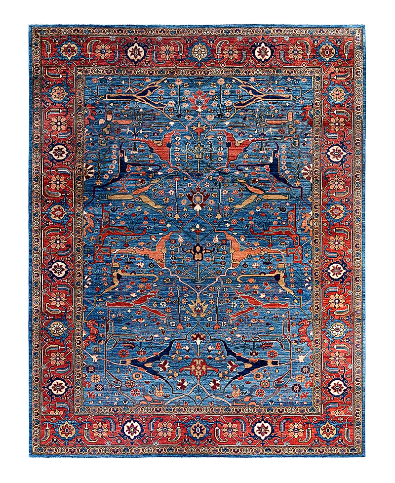 Bloomingdale's Serapi M1999 Area Rug, 9'1 X 11'11 In Light/blue