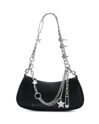 LEATHER STAR CHARM DARK GREY