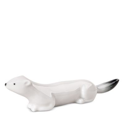 Ermine and Crane Chopsticks Holders with Wooden Chopsticks