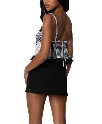 Joanne Mixed Gingham Tank Top