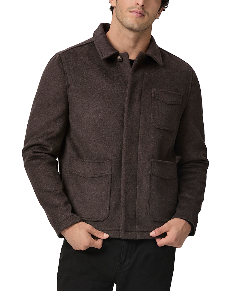 Paige Chancery Wool Blend Jacket In Dark Arrowhead