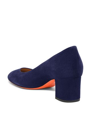  Women's Fight Suede Low-Heel Pump