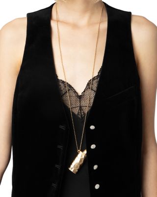 Emaux Velvet Noir Vest