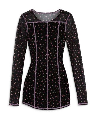 Girls' Romi Mesh Floral Print Dress - Big Kid 