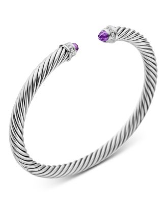 Cable Classics Bracelet with Gemstones and Diamonds, 5mm