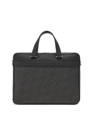 Monogram Canvas & Leather Business Bag