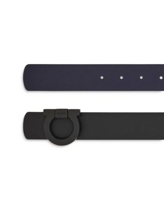 Men's Single Gancini Leather Belt