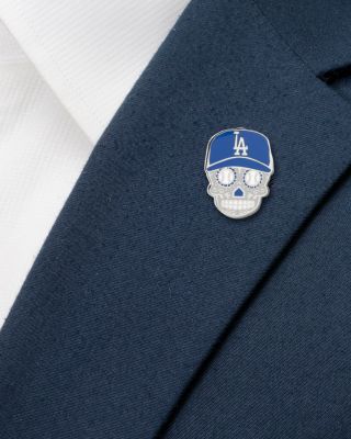 LA Dodgers Sugar Skull Lapel Pin