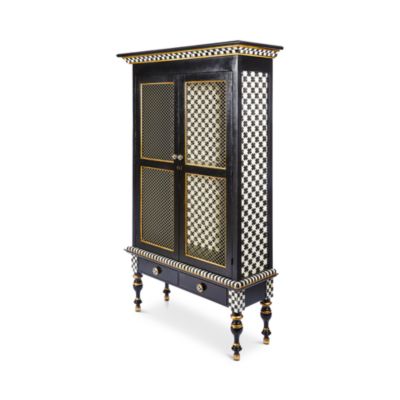 Courtly Criss-Cross Cabinet