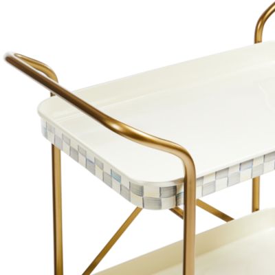 Sterling Check Two Tier Kitchen Cart