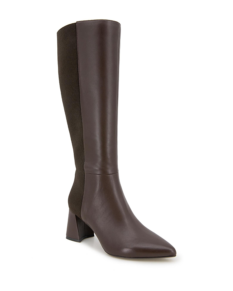 Gentle Souls By Kenneth Cole Dionne Pointed Toe Knee High Boot In Chocolate