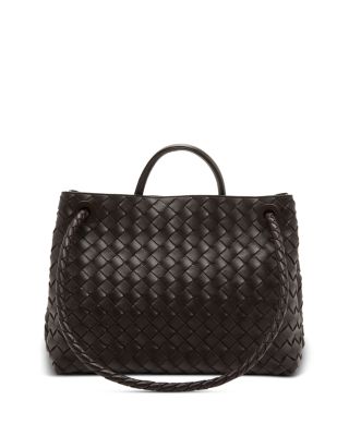 Medium Andiamo Intrecciato Leather Shoulder Bag