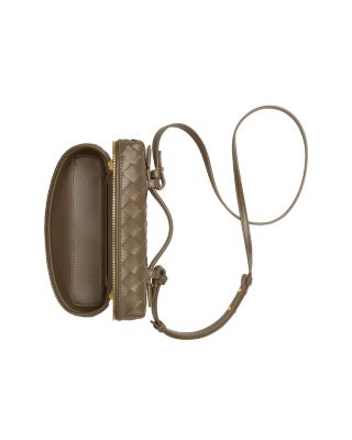 Bang Bang Intrecciato Leather Vanity Case