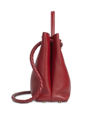 Andiamo Leather Top Handle Bag