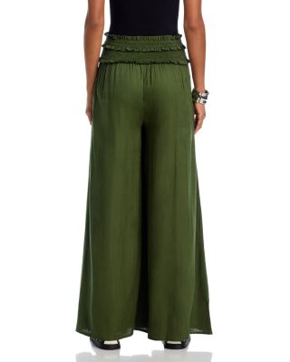 Smocked Waist Pants - Exclusive