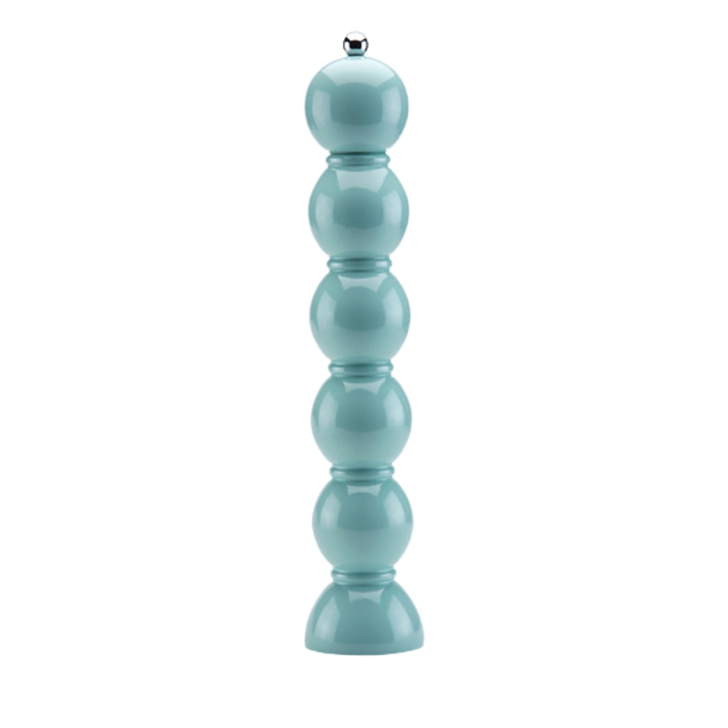 Addison Ross Eau De Nil Grande Bobbin Lacquered Salt or Pepper Mill