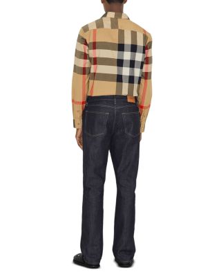 Summerton Cotton Poplin Check Slim Fit Button Down Shirt