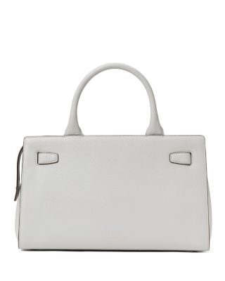 Deco Pebbled Leather Medium Satchel 