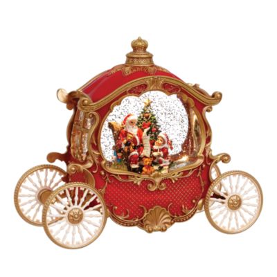 Musical Carriage with Santa