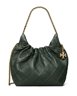 Tory Burch - Fleming Mini Leather Hobo Bag - Exclusive