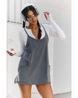 Free People Hot Shot Romper Mini Dress