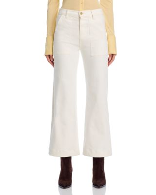 Clifford Cropped Ankle Jeans in White