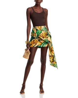 Bananart Tie Side Skirt