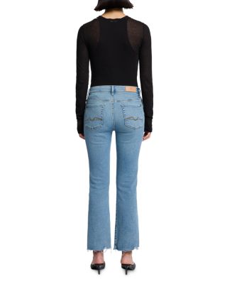 Daisy Ankle Bootcut Destructed Jeans in Amuse Me