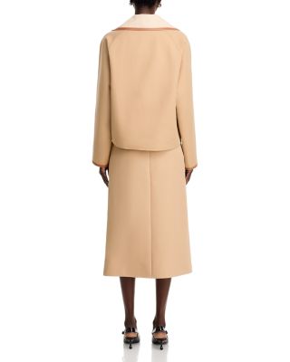 Reversible Wide Notch Lapel Jacket