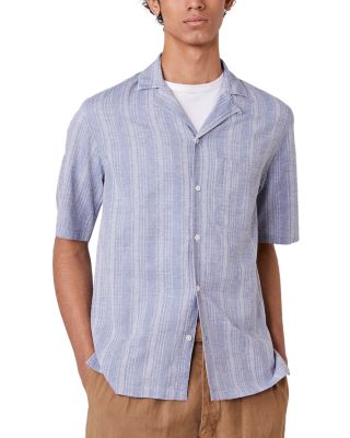 Officine Générale - Luis Chambray Striped Shirt