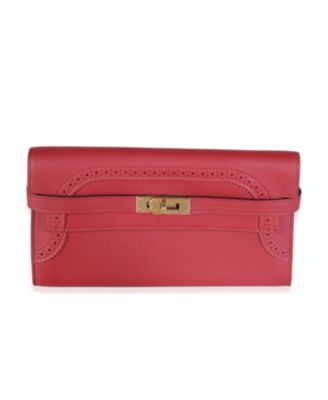 Pre-Owned HERMÈS - Pre-Owned HermAs Kelly Longue Wallet Leather Handbag