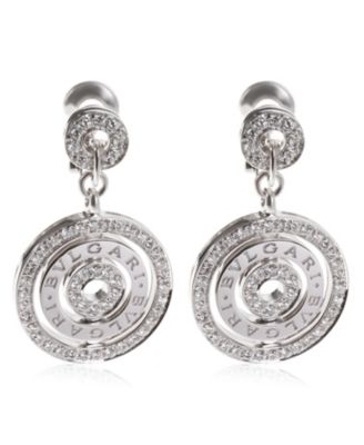 Pre-Owned Bvlgari Astrale 18k White Gold Earrings