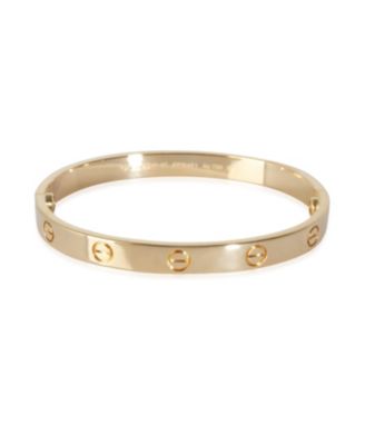 Pre-Owned Cartier Love 18k Yellow Gold Bracelet