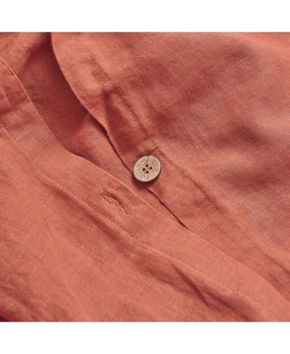 Linen Blend Duvet Cover, Queen