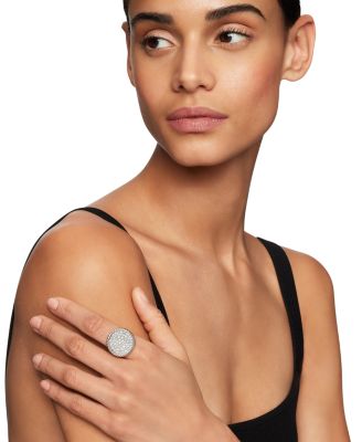 Sterling Silver DY Elements&reg; Pav&eacute; Diamond Ring