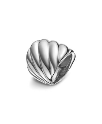 Sterling Silver Sculpted Cable Ring