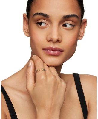 Sterling Silver & 14K Yellow Gold Renaissance Ring with Diamonds