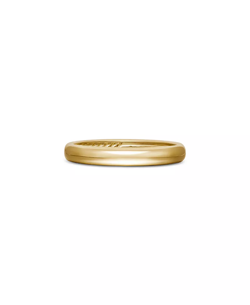David Yurman Men's 18K Yellow Gold Classic Band