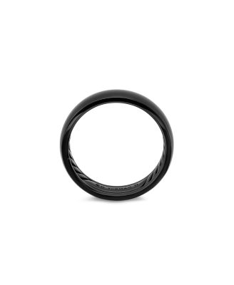 Men's Black Titanium 6mm Classic Band
