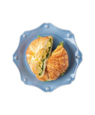 Berry & Thread Scalloped Dessert/Salad Plate